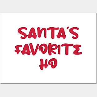 Santa's Favorite Ho Posters and Art